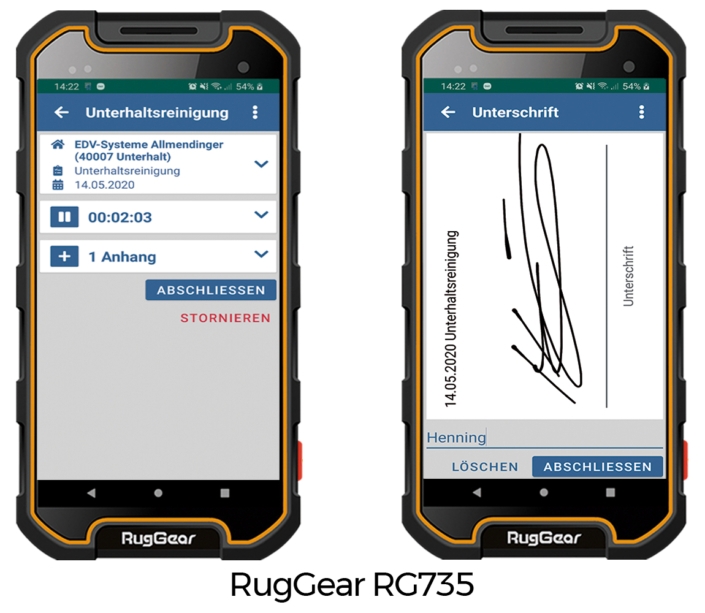 Digitaler Arbeitsschein App Digitaler Arbeitsschein App